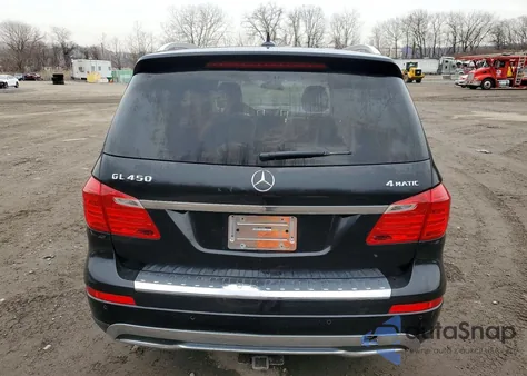 2015 Mercedes-Benz Gl 450 4Matic из США, поврежденный, VIN 4JGDF6EE1FA502585